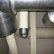 Duct Tape: The universal pipe cap.