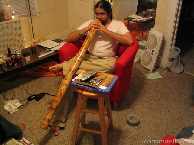 Now you're playing a didgeridoo. Wonders never cease.