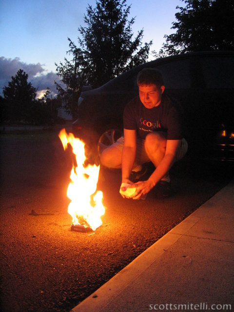 Dan likes fire
