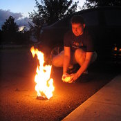 Dan likes fire