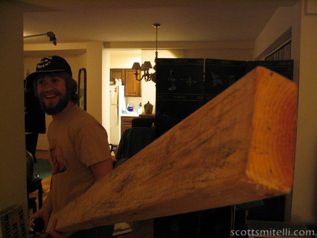 Anthony, ahem, has wood.
