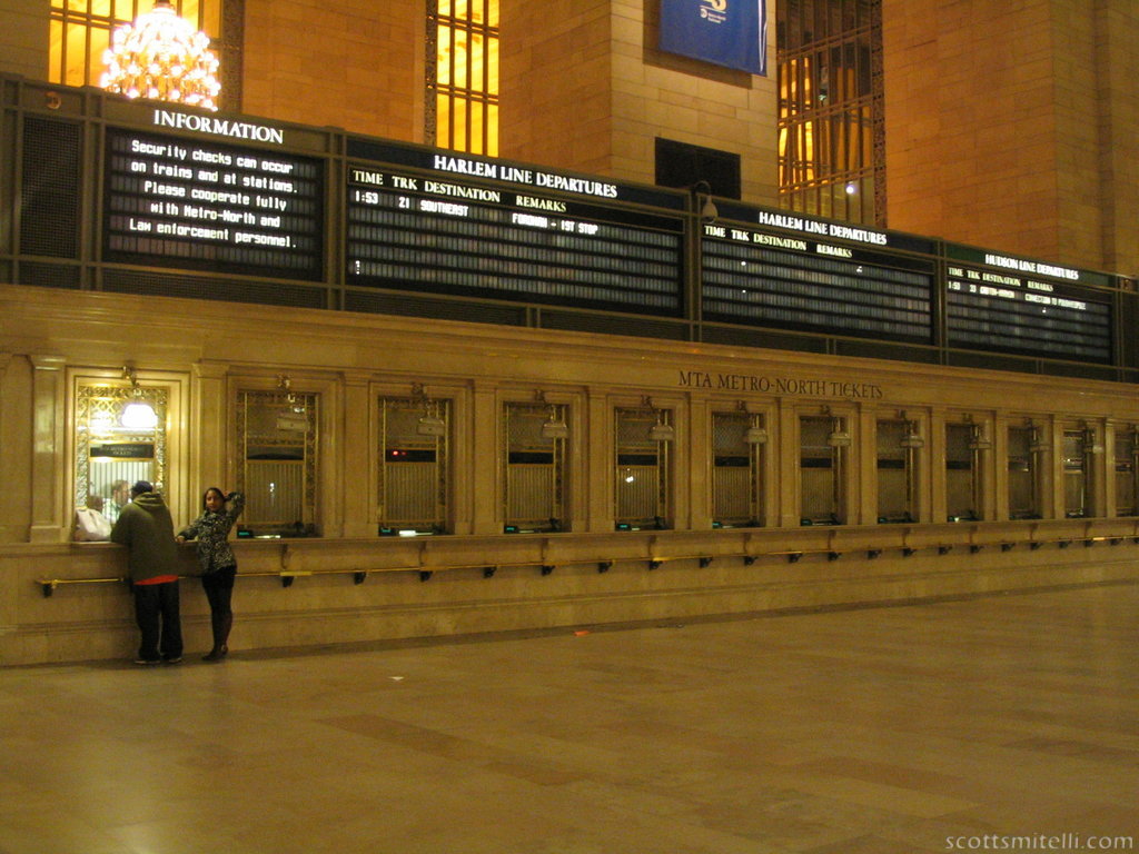 Did you know Grand Central closes at night? Depressing.