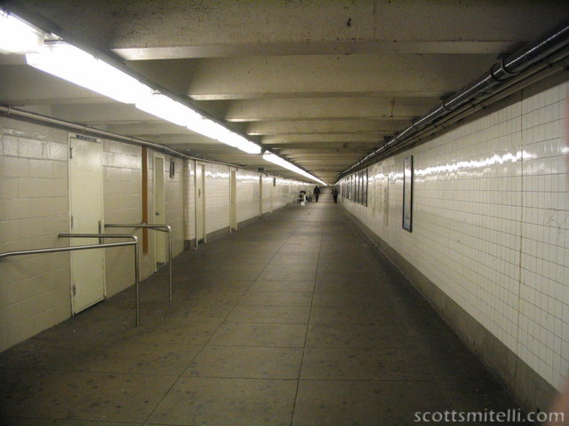 A creepy morning in the 14th Street tunnels.