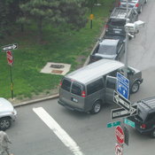 Army guys and an intersection