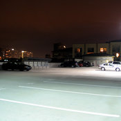 Parking Garage Roof at Night