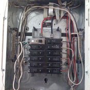 What's inside the circuit breaker panel?