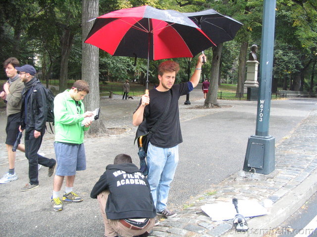 Umbrella Man of Central Park