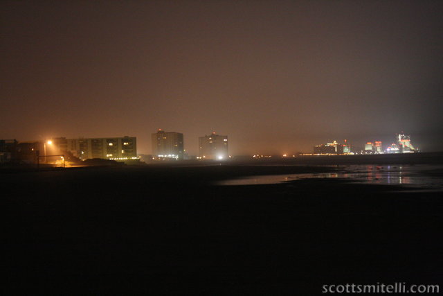 Atlantic City Skyline in Haze
