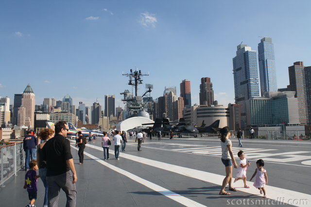 Aircraft Carrier in the City