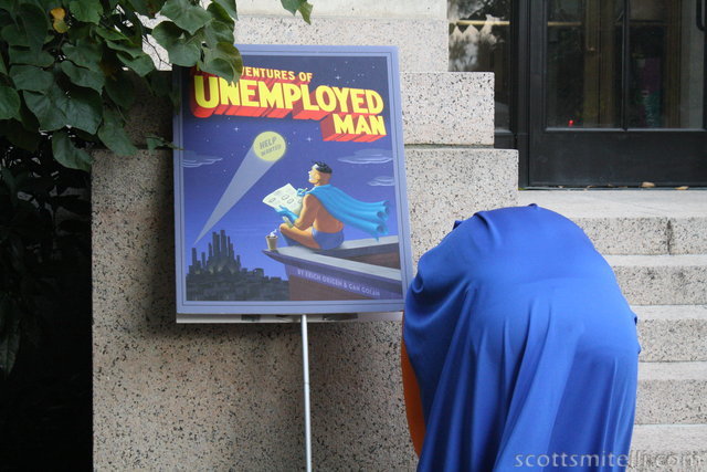 Wonderful shot of Unemployed Man
