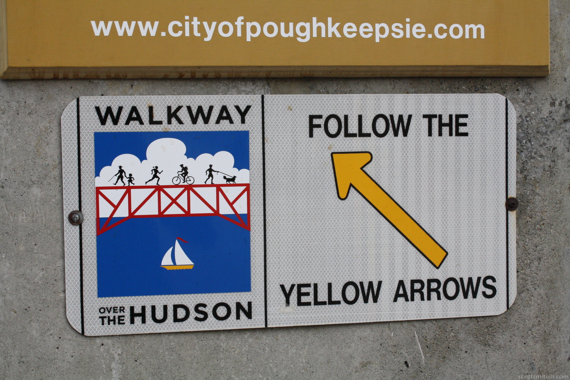 Follow The Yellow Arrows