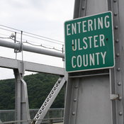 Entering (actually, leaving) Ulster County
