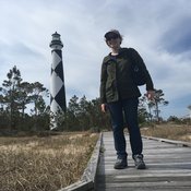 Lauren and Cape Lookout Lighthouse