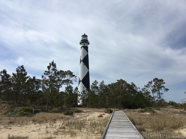 First views of the lighthouse