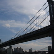 Manhattan Bridge, as viewed from our shooting location