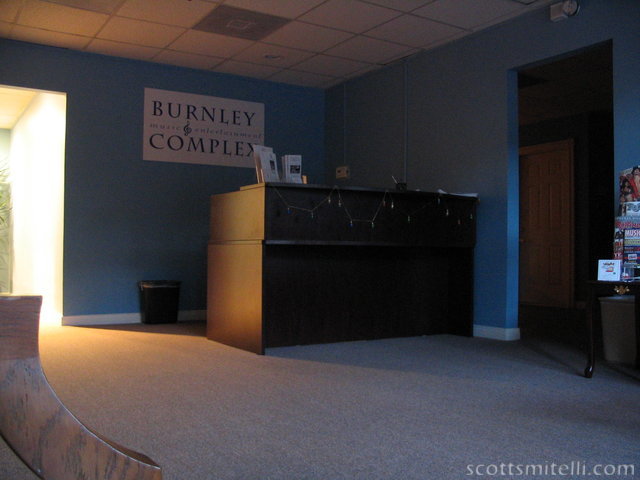 Late night at the Burnley Complex