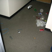 The mess we left