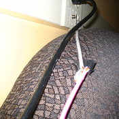 Spliced-together network cable