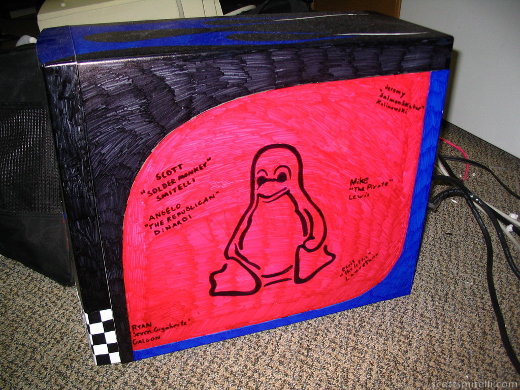 The Infotron Display PC (Tux side)