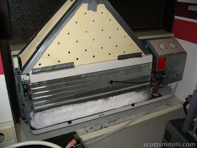 Vent hood, backing up the air conditioner