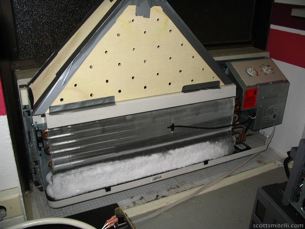 Vent hood, backing up the air conditioner