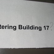 Entering Building 17...?