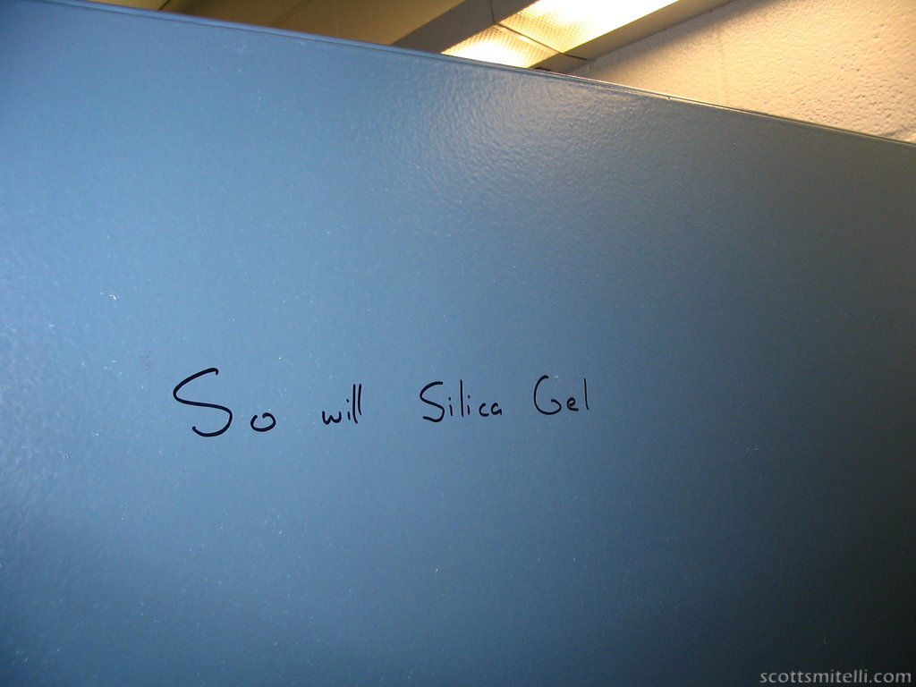 So will Silica Gel.