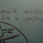 Grafitti artists are a waste.